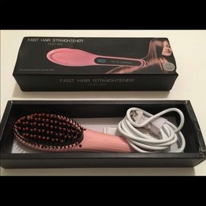 Straightener brush